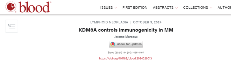 Jonathan Licht: How KDM6A controls MHC-I and II expression in multiple myeloma cells