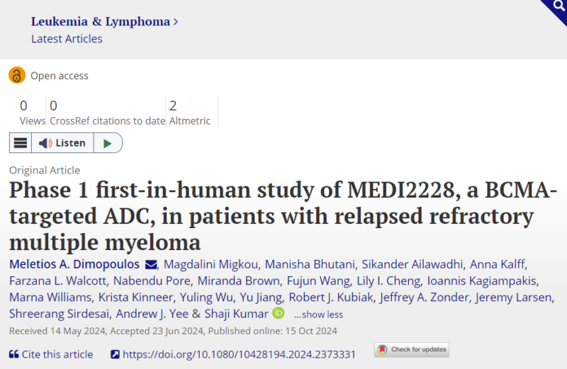 Myeloma Paper of the Day, October 16th, suggested by Robert Orlowski