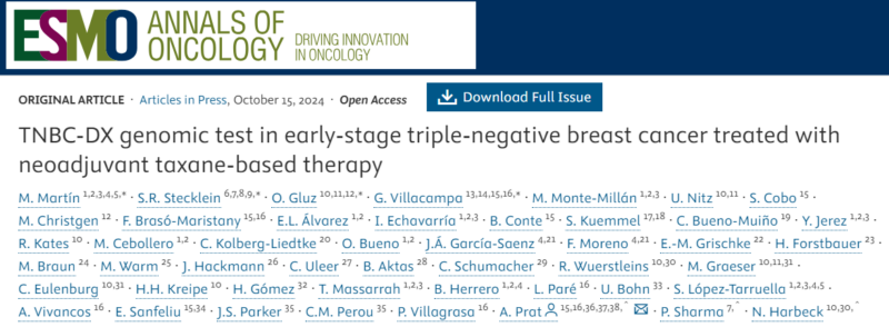 Paolo Tarantino: We desperately need a biomarker to refine treatment for early-stage TNBC