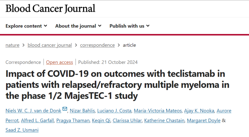 Myeloma Paper of the Day, October 22nd, suggested by Robert Orlowski