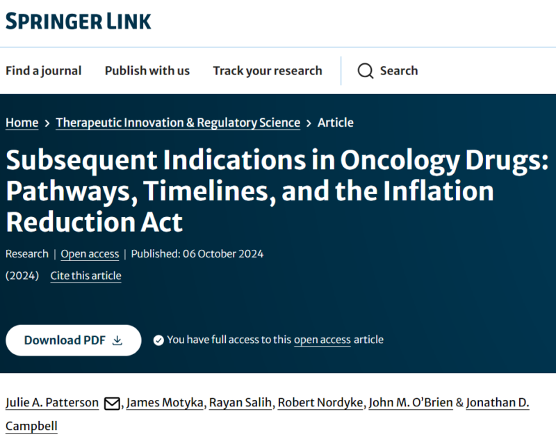 John O'Brien: Drug-level insights about development pathways for Cancer Treatments