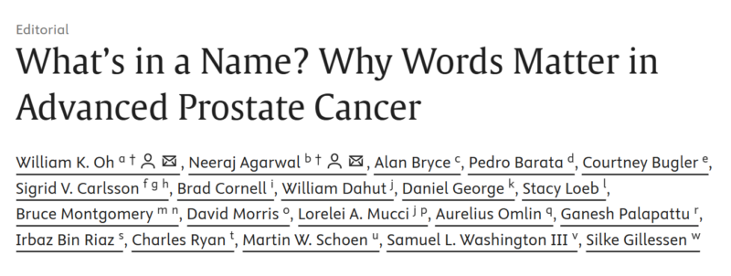 Neeraj Agarwal: Why Words Matter in Advanced Prostate Cancer