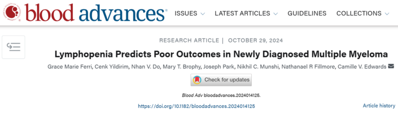 Myeloma Paper of the Day, October 30th, suggested by Robert Orlowski