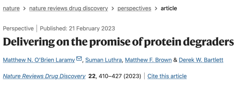 Non-oral drug delivery: Unlocking the full potential of protein degraders in cancer