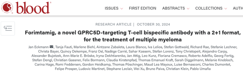 Myeloma Paper of the Day, October 31th, suggested by Robert Orlowski