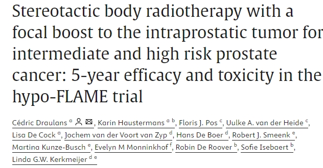 5 Year Results of the Hypo-FLAME Trial