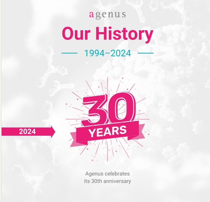 Celebrate 30 years of innovation with Agenus