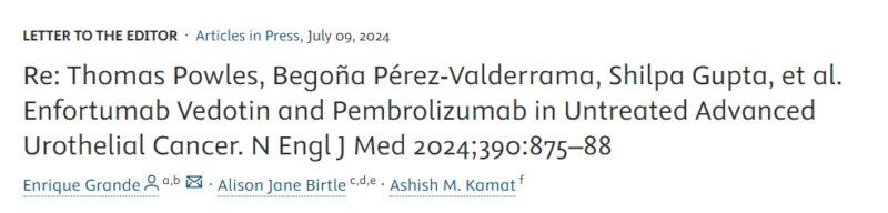 Enrique Grande: EVITA Criteria for Ineligibility in EV/Pembro for Metastatic Urothelial Cancer