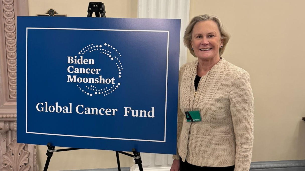 ASCO CMO, Julie Gralow, at the White House Global Cancer Moonshot discussion