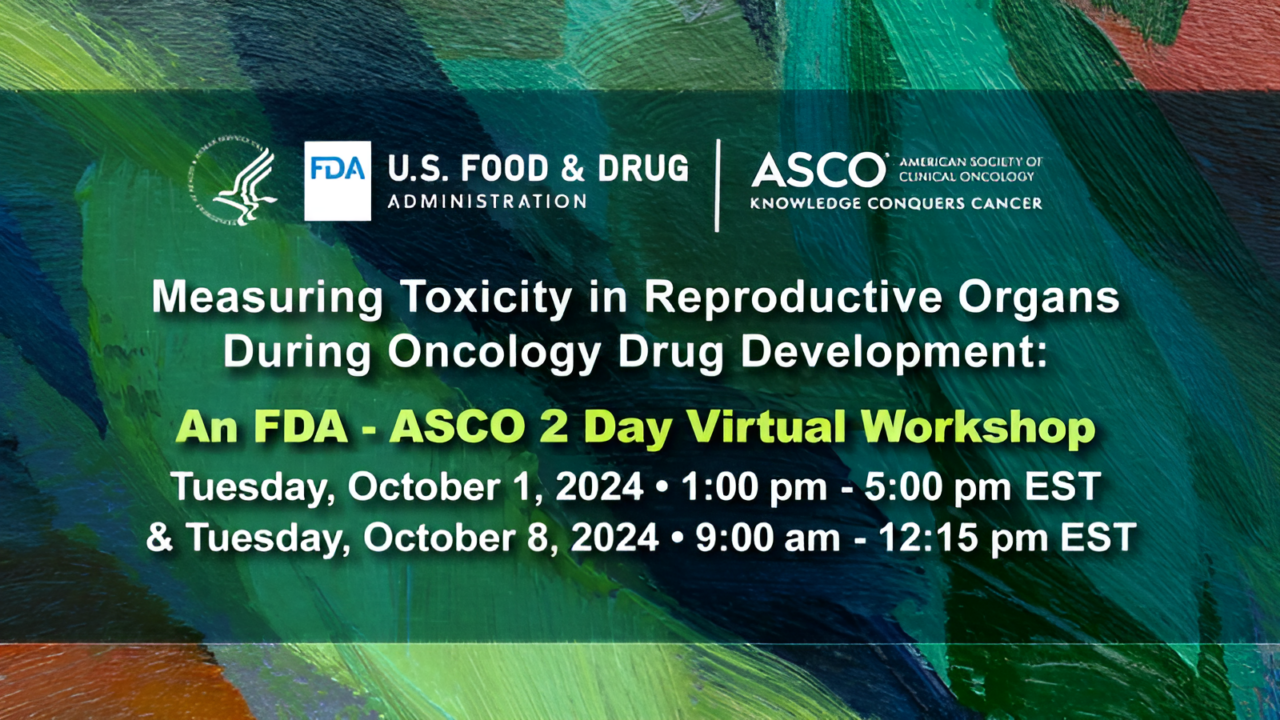 The FDA-ASCO virtual workshop starts today!