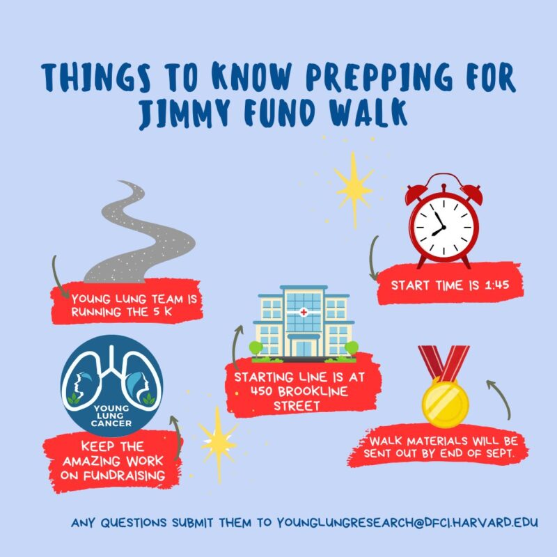 Florez Lab - Things to know prepping for Jimmy Fund walk