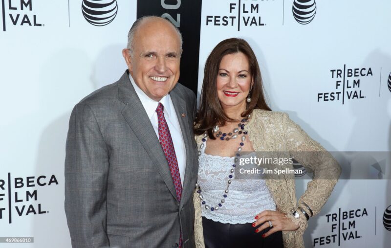 Rudy Giuliani and his wife