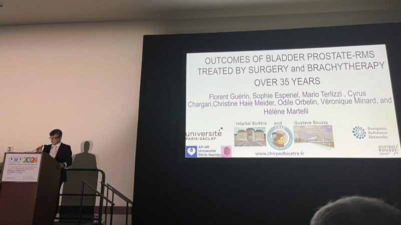 Luca Pio: Brachytherapy and surgery for bladder-prostate rhabdomyosarcoma in children