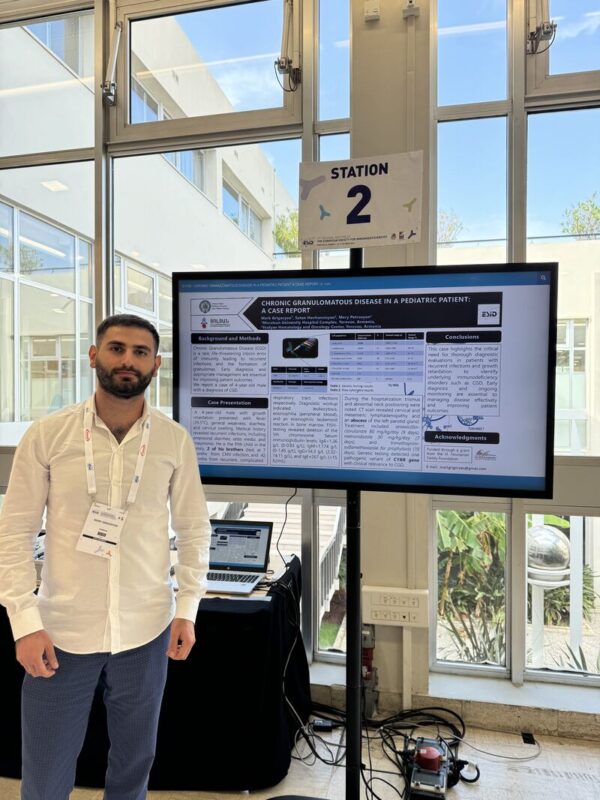 Mark Grigoryan presented an ePoster on CGD at the 21st Biennial Meeting of the ESID