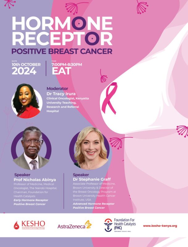 Nicholas Abinya and Stephanie Graff about "Hormone Receptor Positive Breast Cancer" - KESHO