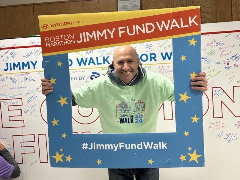 Toni Choueiri: The mood for the 2024 The Jimmy Fund walk