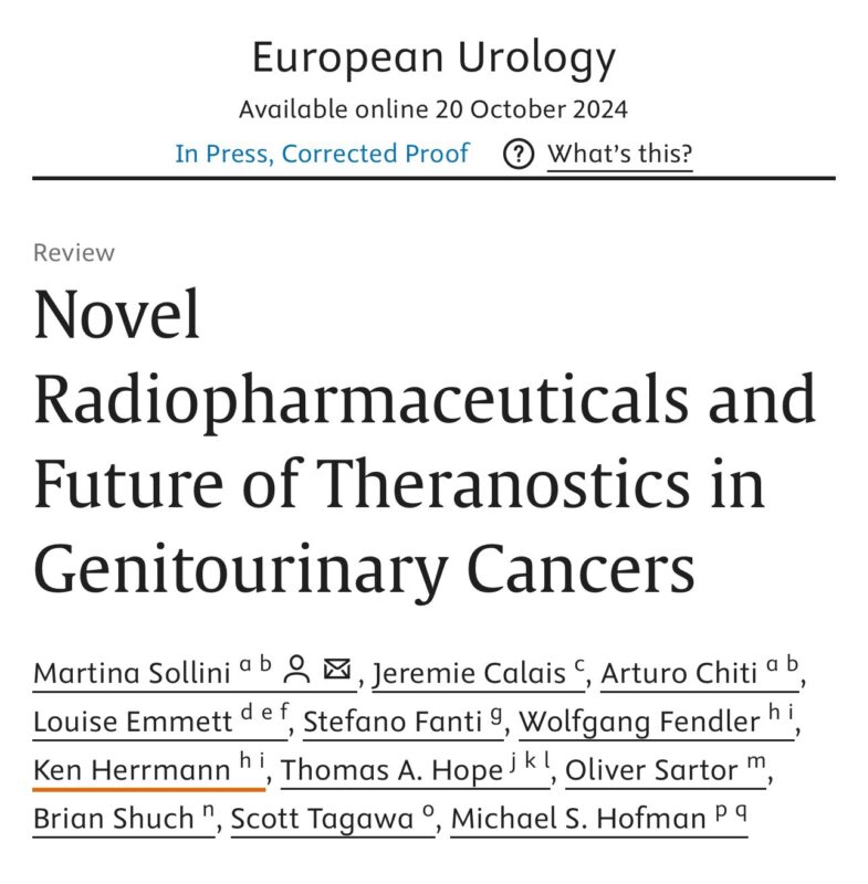 Yüksel Ürün: Novel radiopharmaceuticals for GU cancers