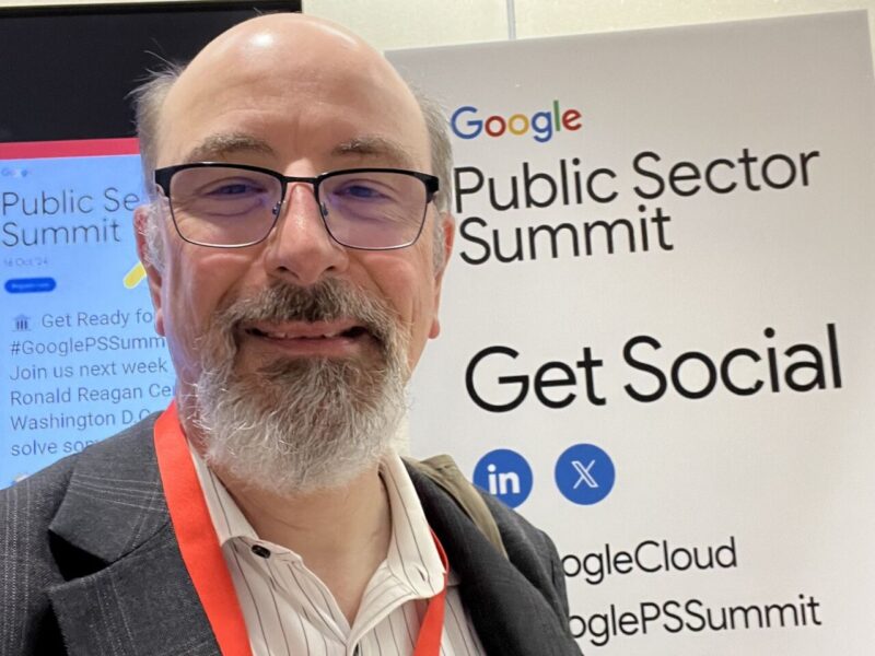 Oliver Bogler: Excited to be at the Google Public Sector Summit