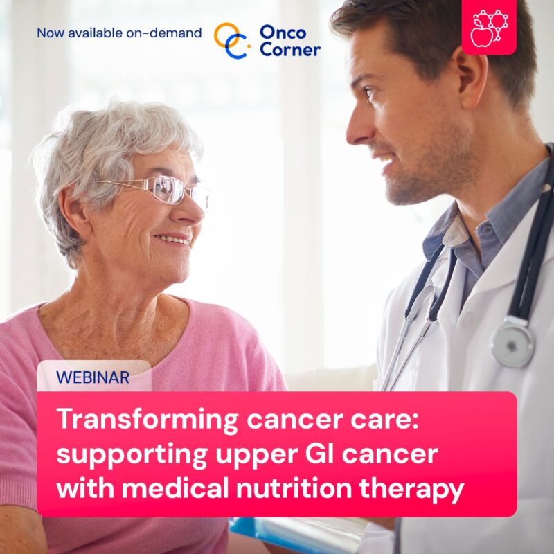 How medical nutrition therapy can help manage side effects and improve patient outcomes in cancer care