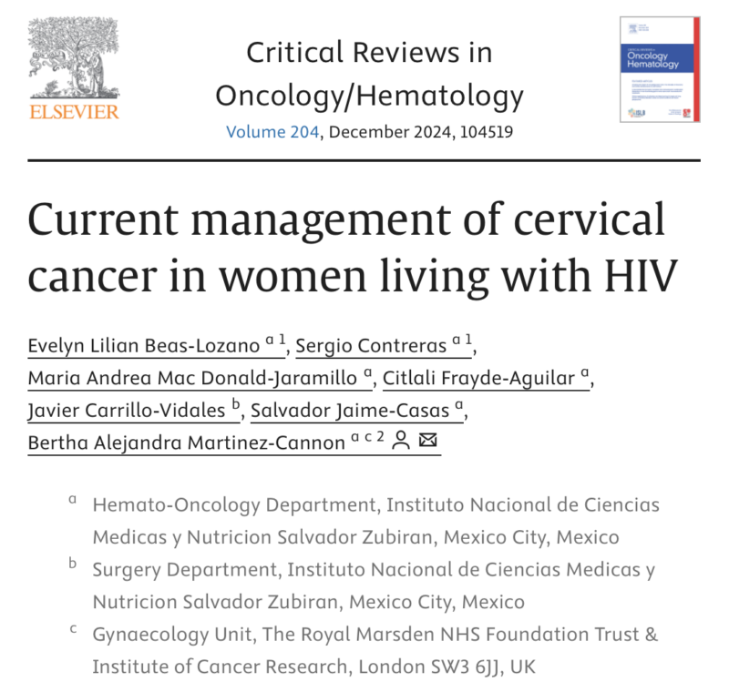 Alejandra Martinez-Cannon: Managing cervical cancer in women with HIV