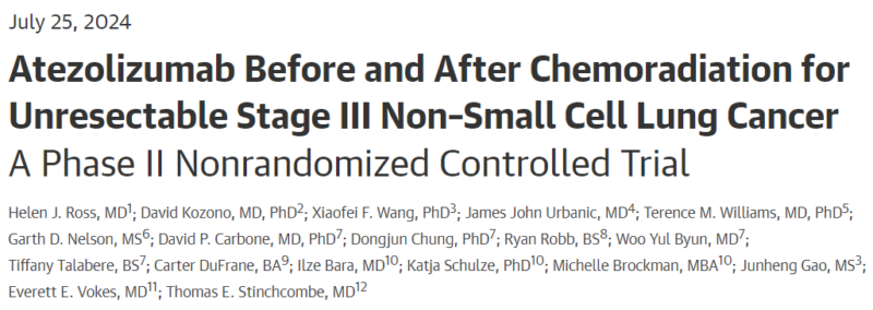 Gustavo Viani: Neoadjuvant immunotherapy for unresectable stage III NSCLC followed by CRT