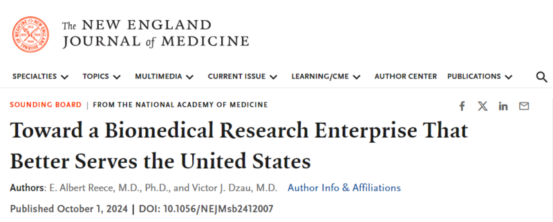 Wafik El-Deiry: Toward a Biomedical Research Enterprise That Better Serves the United States