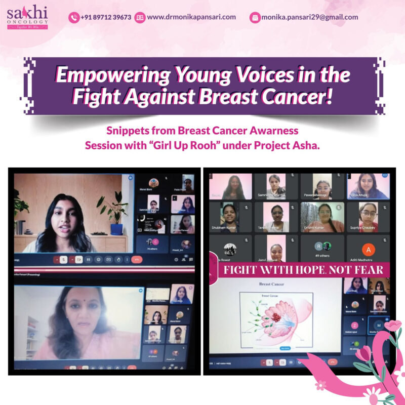 Monika Pansari: "Empowering Young Voices in the Fight Against Breast Cancer"