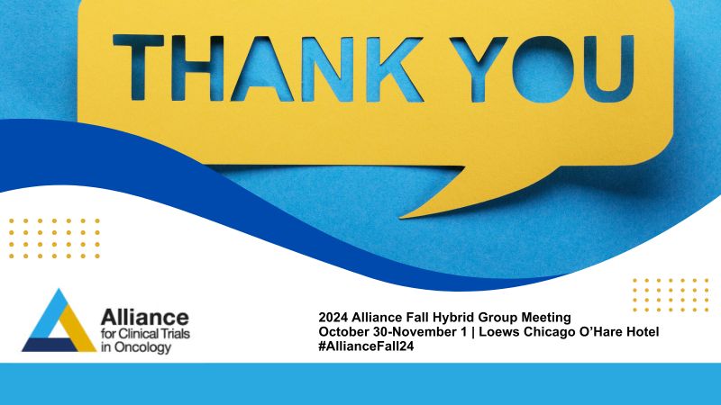 Highlights from the 2024 Alliance for Clinical Trials in Oncology Fall Meeting