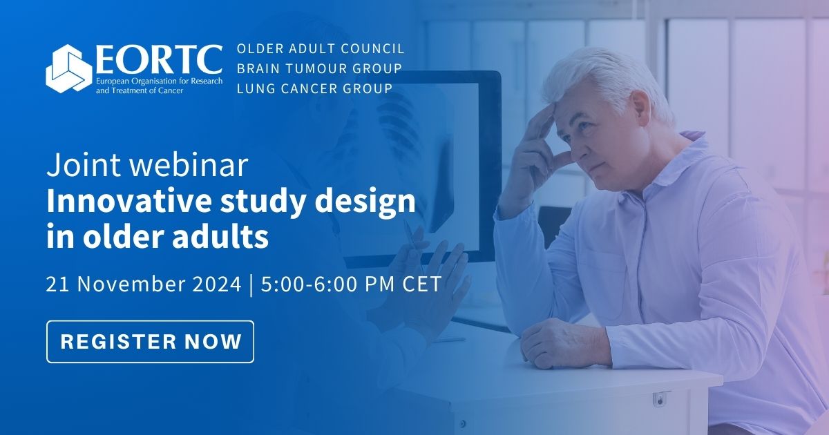 European Organisation for Research and Treatment of Cancer webinar on innovative study designs for older adults