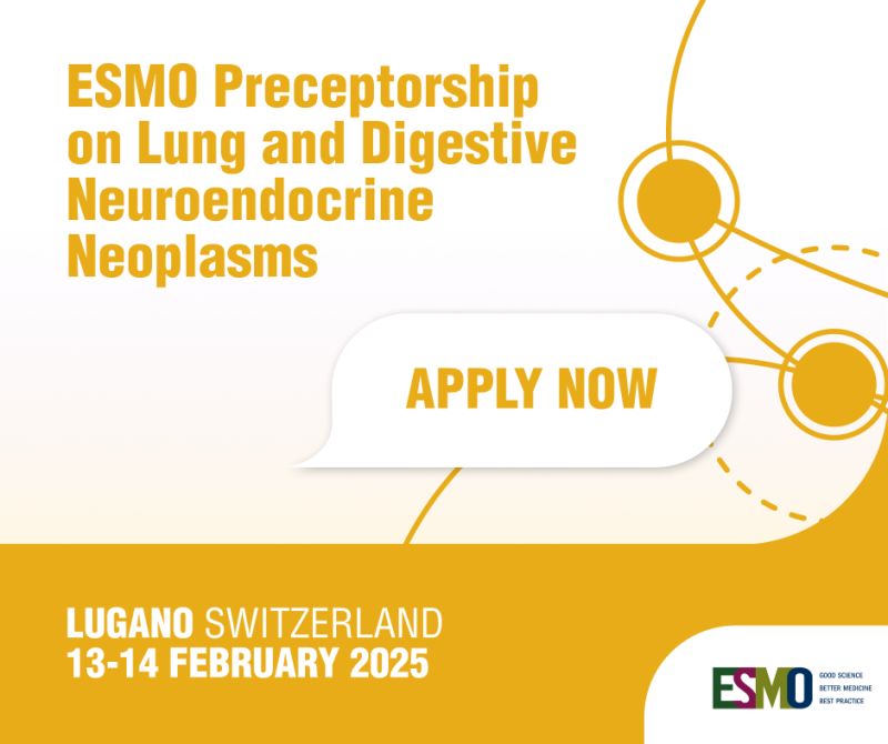 The European Society for Medical Oncology Preceptorship on Lung and Digestive Neuroendocrine Neoplasms