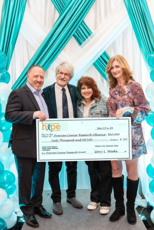 Audra Moran: Frieda Weeks and team have donated almost $800,000 to Ovarian Cancer Research Alliance
