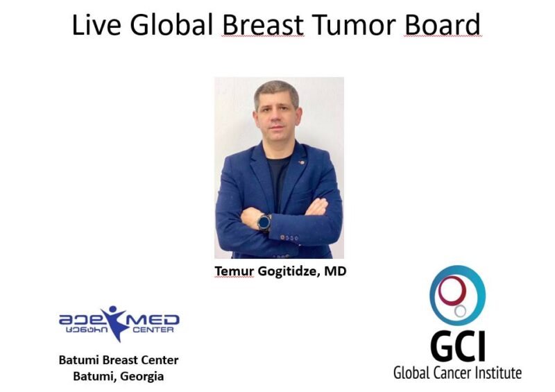 Elene Mariamidze: It's 2 Georgians presenting on an international oncologists's board