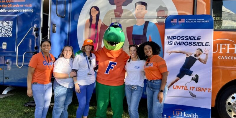 Over 60 Men Screened at Gator Fanfest Through New Mobile Cancer Screening Connector – UF Health Cancer Center