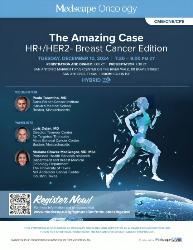 Paolo Tarantino: Moderating a Medscape symposium focused on HR+/HER2 at SABCS24