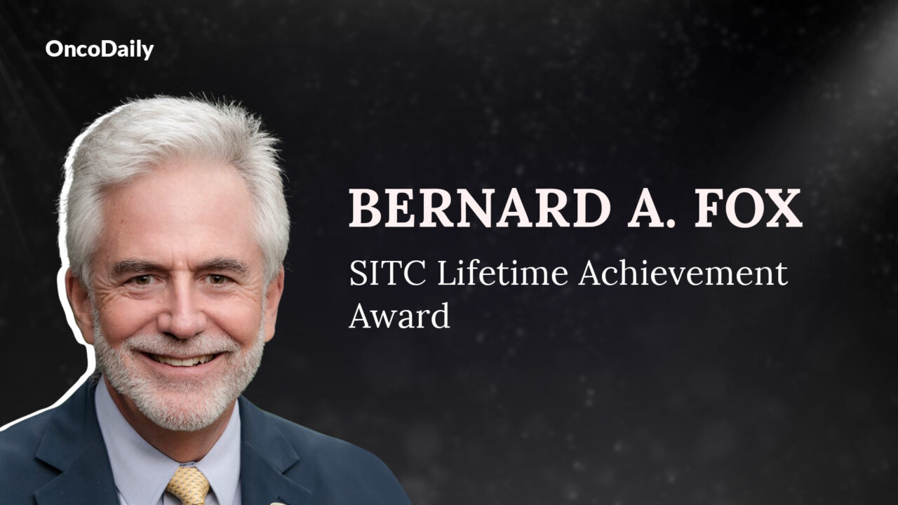 Bernard Fox received SITC lifetime achievement award