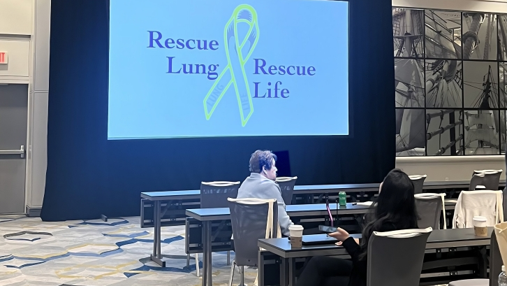 Emily June Zolfaghari: Learned so much about lung cancer screening initiatives at Rescue Lung Society