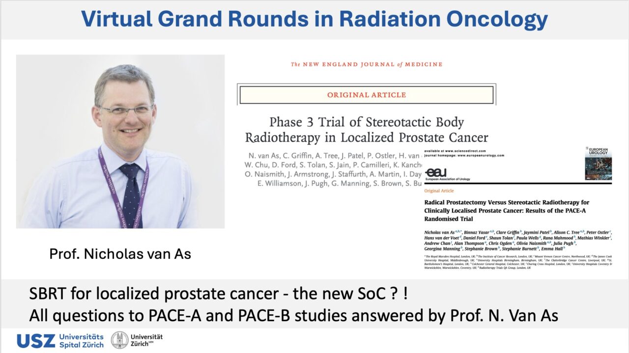 Matthias Guckenberger: Is SBRT the New Standard of Care for Prostate Cancer?