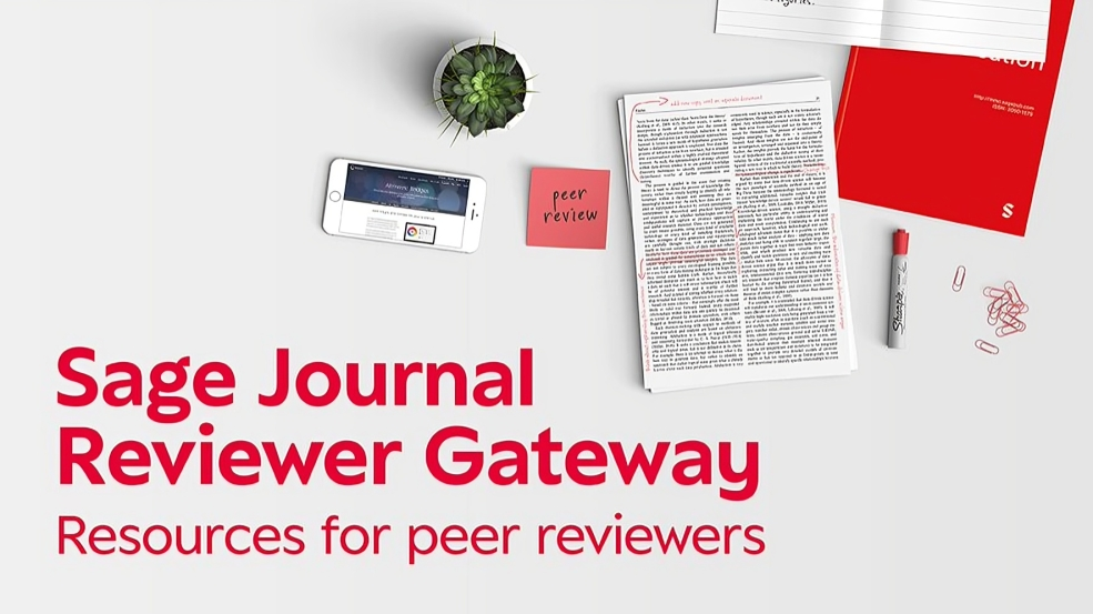 Contribute to your field of research by becoming a reviewer – Sage Journals