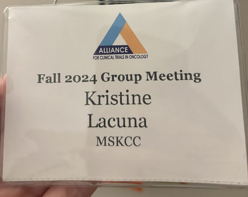 Highlights from the 2024 Alliance for Clinical Trials in Oncology Fall Meeting