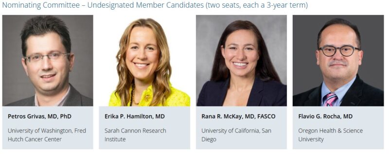 Rana McKay: Honored to be among 12 outstanding oncology leaders on the ASCO Election ballot