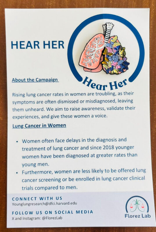 Hear Her campaign Increasing awareness about lung cancer in women