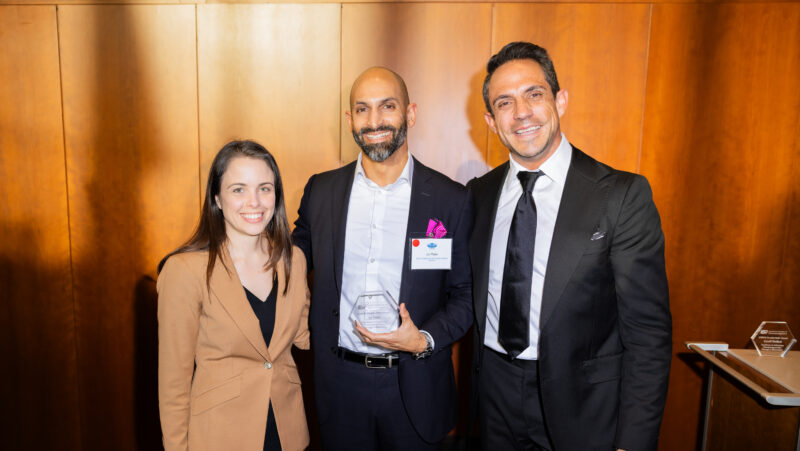 Jai Patel received the STRIPE Double Helix Award - Wake Forest University School of Medicine