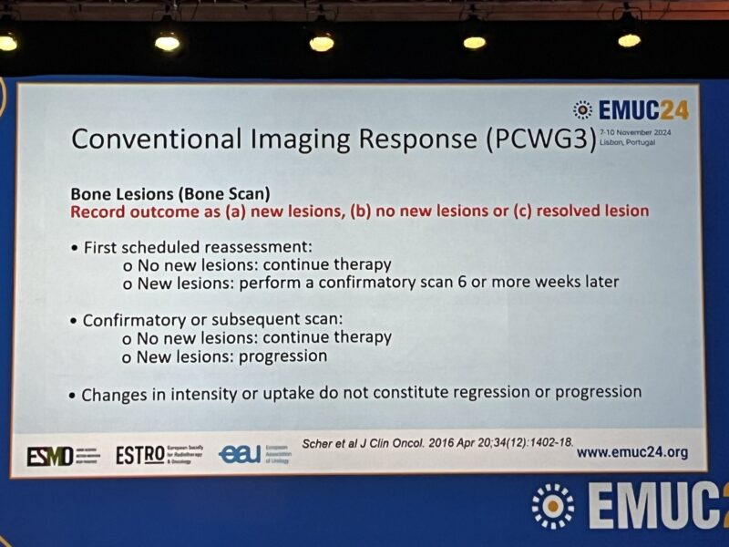 Erman Akkus: What are response and progression in conventional bone scan