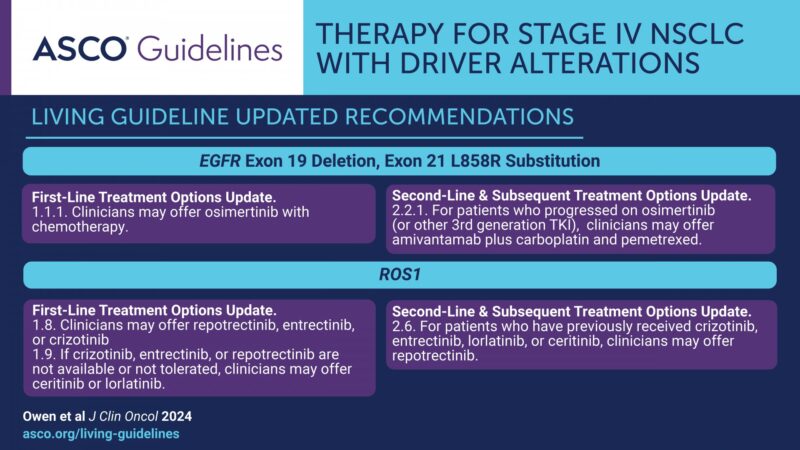 Jill Feldman: Updated living guidelines for treating stage IV NSCLC with driver alterations