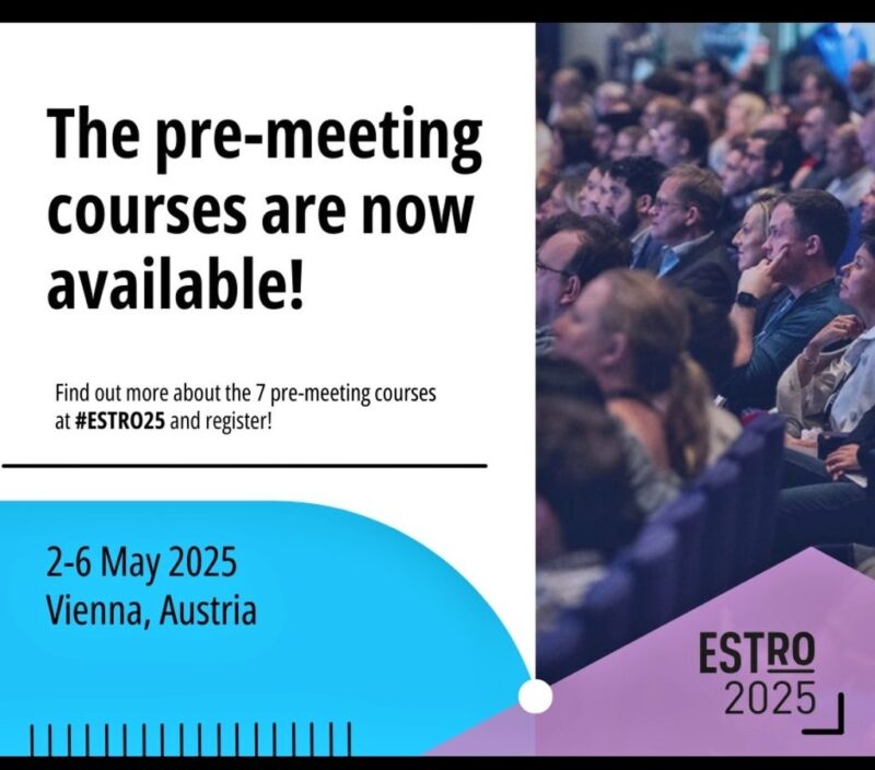 Paul Sargos: ESTRO pre-meeting courses are here