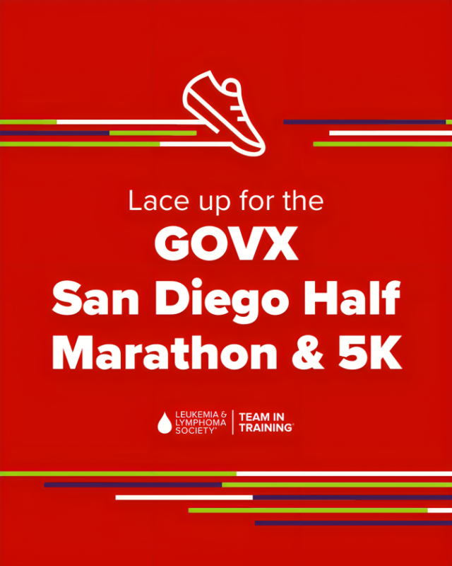 The GOVX San Diego Half Marathon and 5K is around the corner – The Leukemia and Lymphoma Society