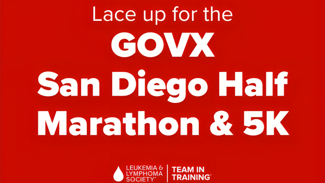 The GOVX San Diego Half Marathon and 5K is around the corner – The Leukemia and Lymphoma Society