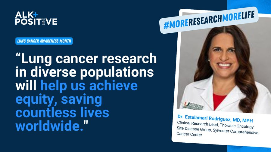 Estelamari Rodriguez believes that we need lung cancer research in diverse populations – ALK Positive