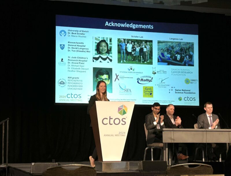 Sara Danielli: Grateful for being awarded with the Young Investigator Award from CTOS