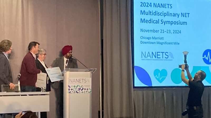 Udhayvir Grewal: Happy to receive the "Best Scientific Poster Award" at the NANETS24